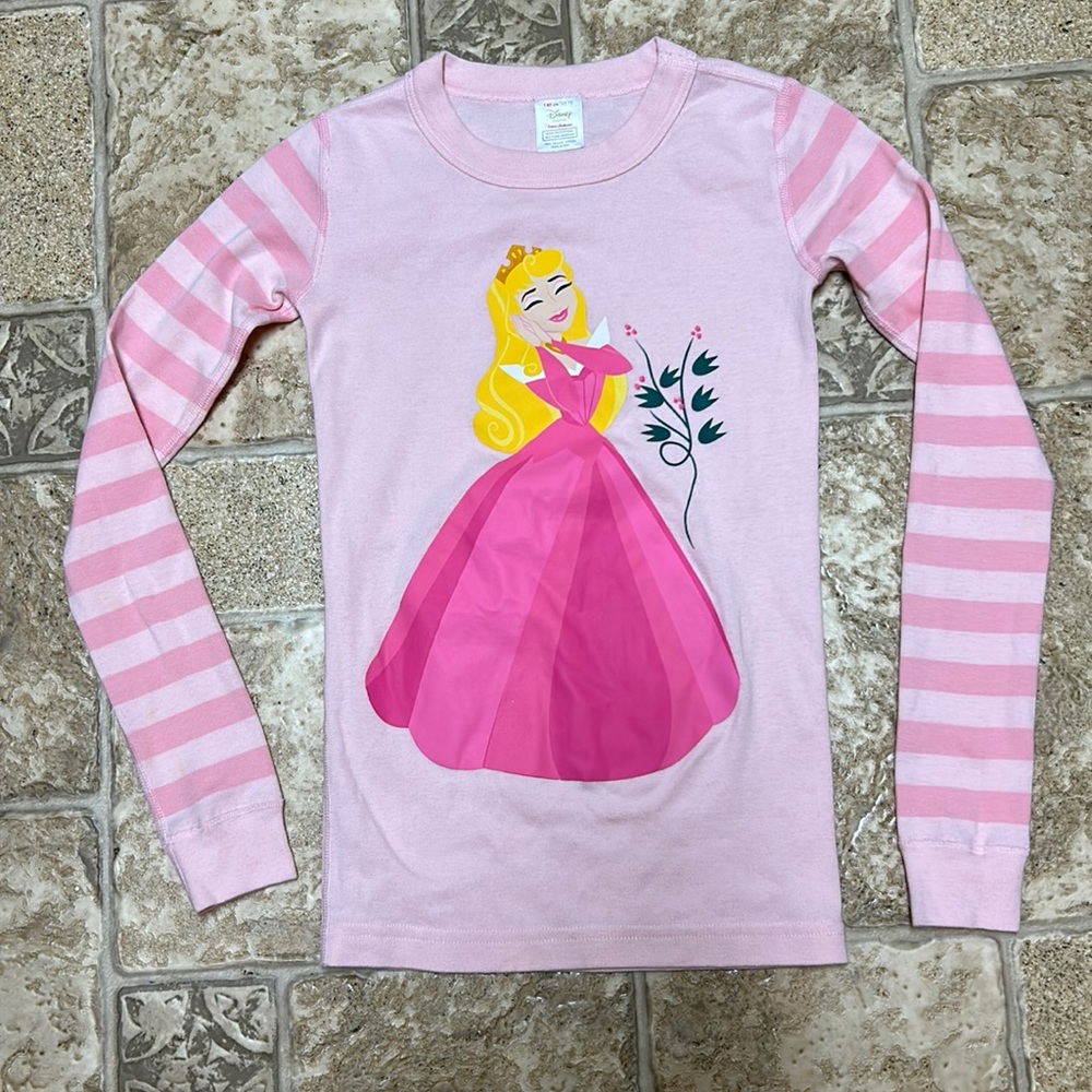 💥3/$25 item 💥Hanna Andersson Disney Sleeping Beauty Aurora pj top NWOT